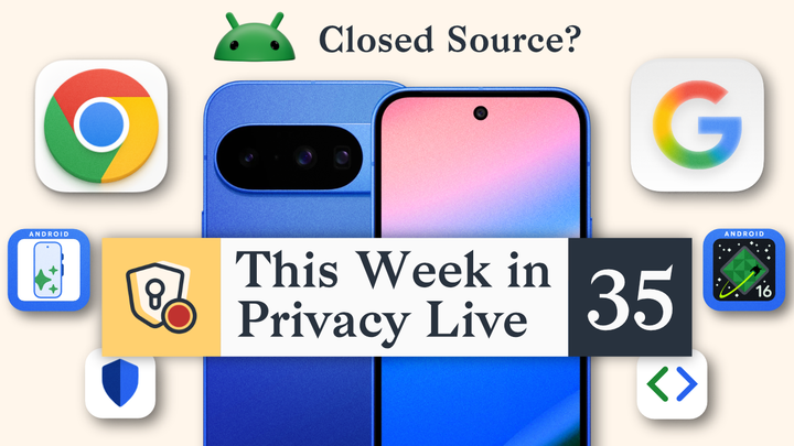Google reduces AOSP source code releases, Cloudflare threatens to withdraw in Italy, California DROP Act enforced, and more!
